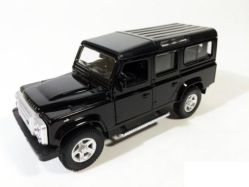 Металлическая машинка Ideal 019024 Land Rover Defender черная 
