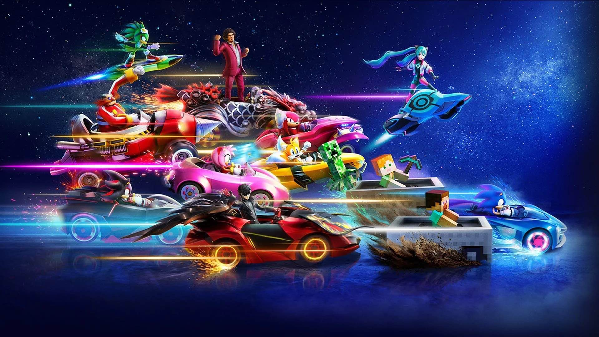 Игра для PS4 Sonic Racing: CrossWorlds