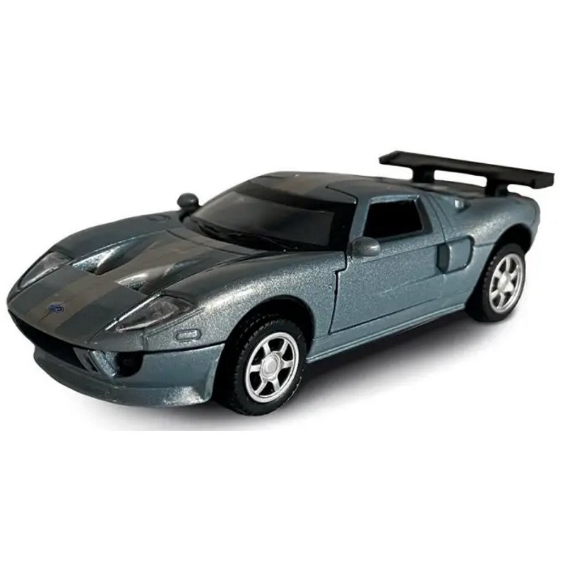 Металлическая машинка Ideal 012074 Ford GT 2019 серая 