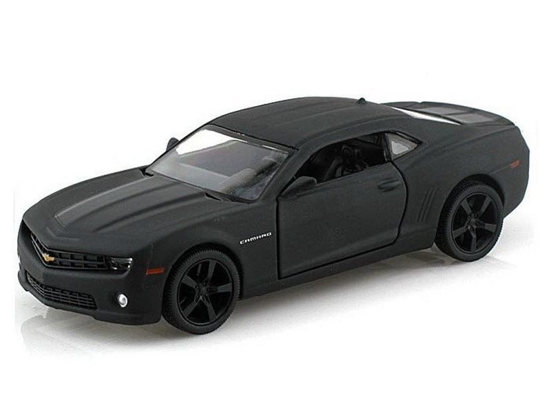  Металлическая машинка Ideal 006031mb Chevrolet Camaro матовая черная 