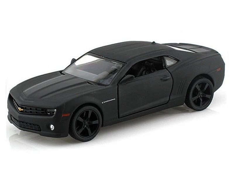  Металлическая машинка Ideal 006031mb Chevrolet Camaro матовая черная 