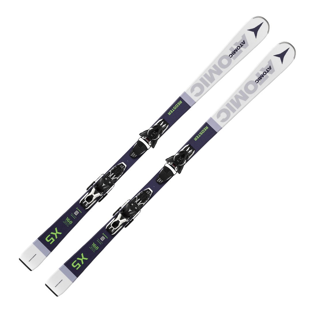 Лыжи Atomic  Redster X5 Grey + Ft 10 Gw 154 черно-белые купить,NaN