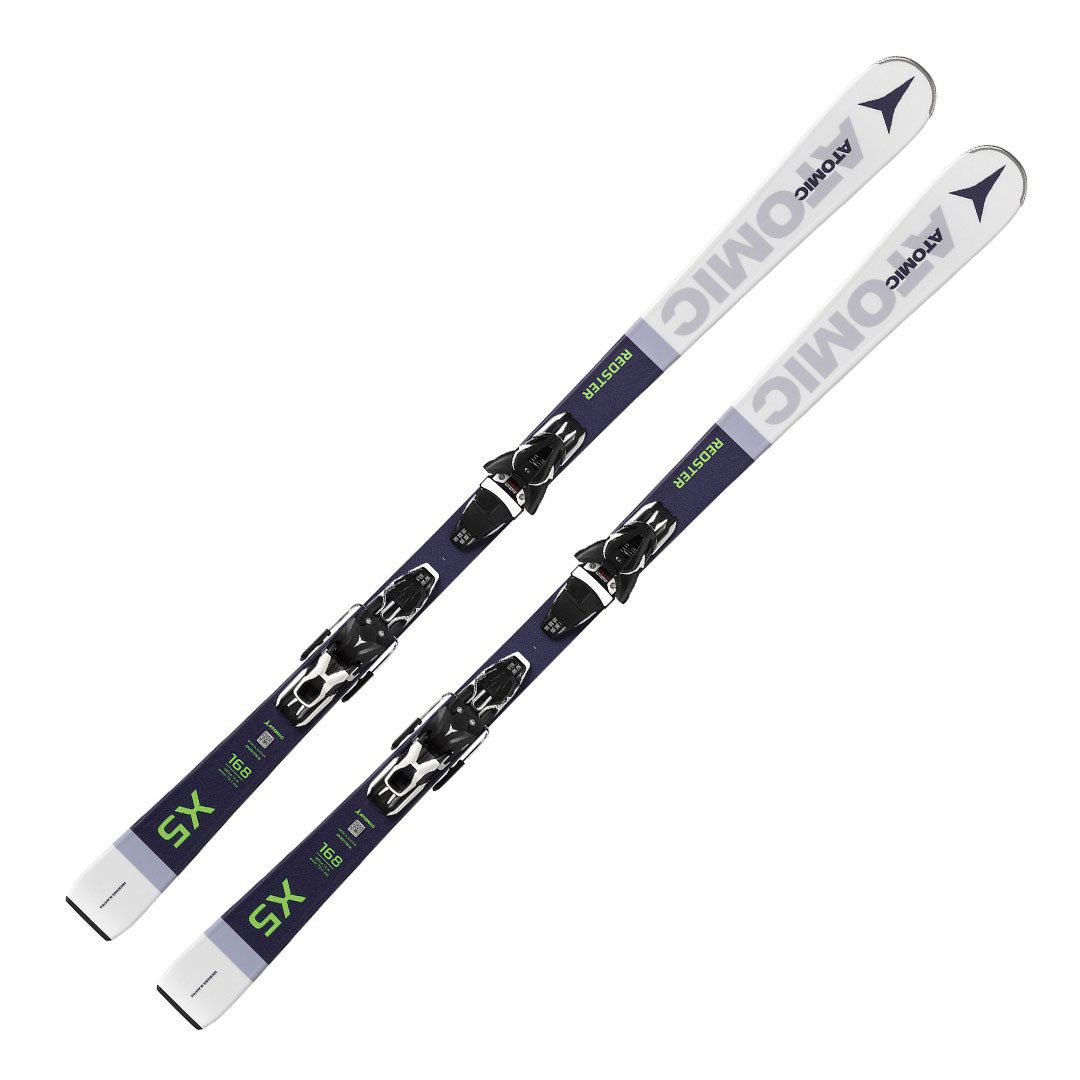 Лыжи Atomic  Redster X5 Grey + Ft 10 Gw 154 черно-белые купить,NaN