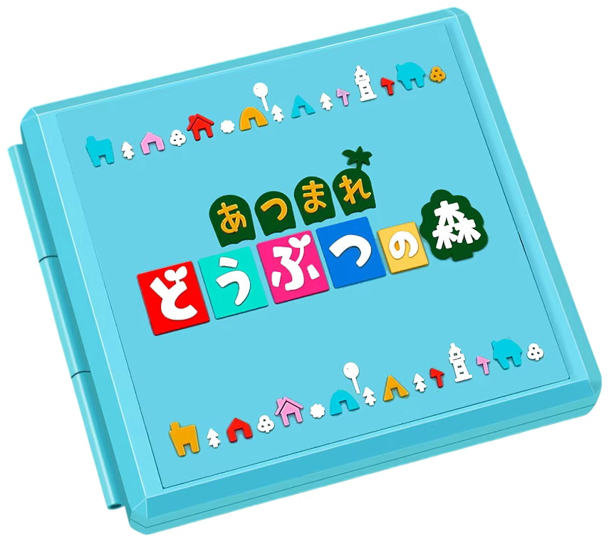 Контейнер для картриджей Hori Animal Crossing голубой