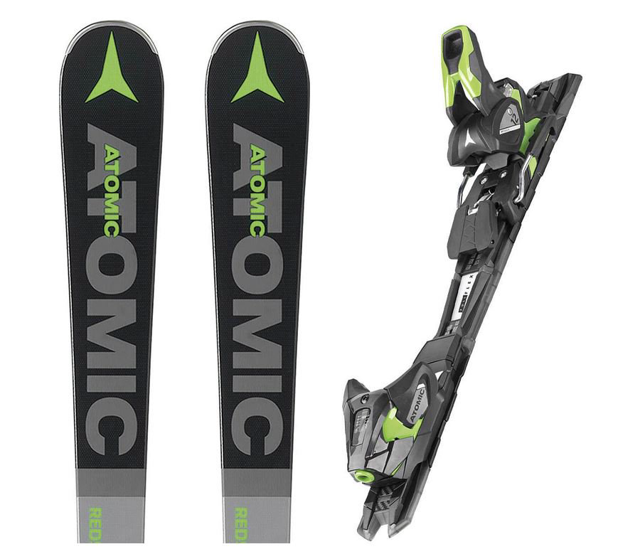 Лыжи Atomic Redster X7 Wb + Ft 12 Gw 160 черно-зеленые купить,NaN