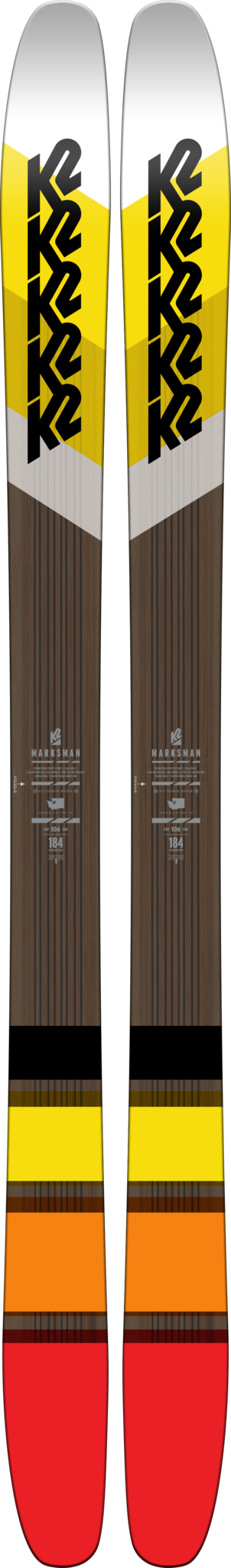 Лыжи K2  Marksman 170 серебристо-коричневые