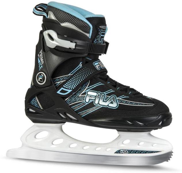 Коньки Fila Primo Ice lady 40 black-light blue черные купить,NaN
