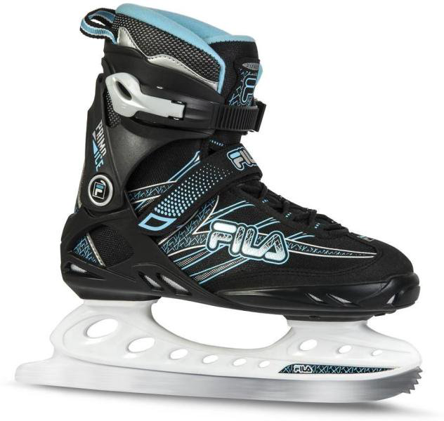 Коньки Fila Primo Ice lady 40 black-light blue черные купить,NaN