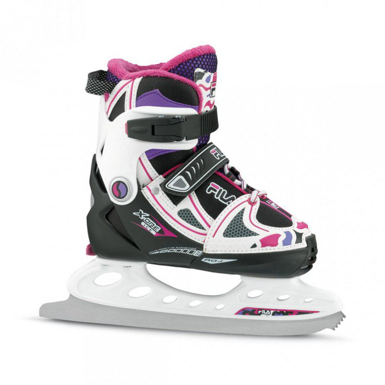 Коньки Fila X-One Ice G M 32-35 black-magenta черно-розовые купить,NaN