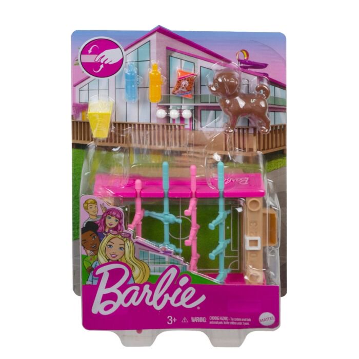 Игровой набор Barbie Питомец   с набором аксессуаров  настольный футбол купить,NaN