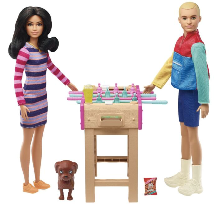 Игровой набор Barbie Питомец   с набором аксессуаров  настольный футбол купить,NaN