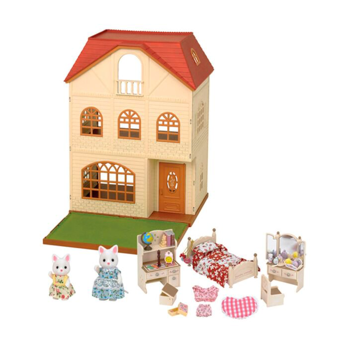 Игровой набор Sylvanian Families Трехэтажный дом подарочный набор А купить,NaN