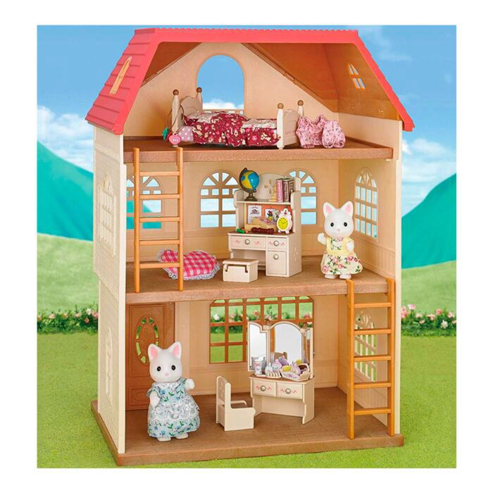Игровой набор Sylvanian Families Трехэтажный дом подарочный набор А купить,NaN