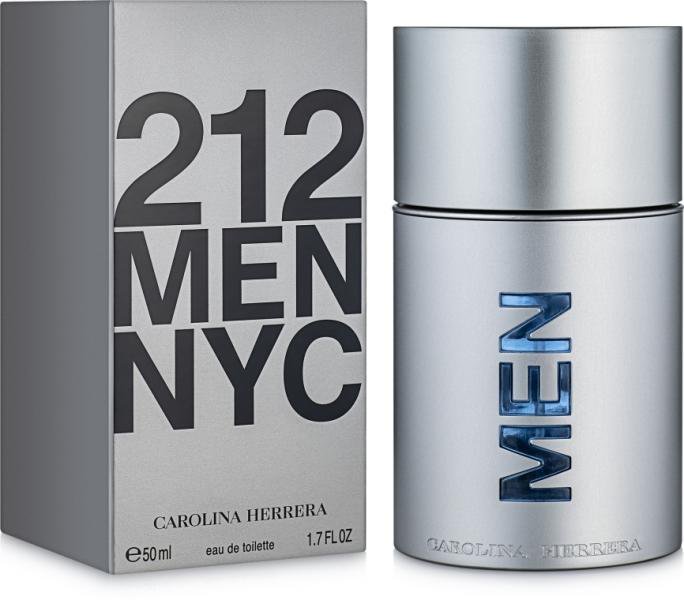 Туалетная вода Carolina Herrera 212 Men NYC 50мл купить,53900