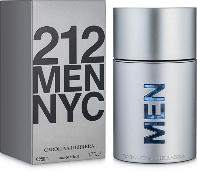 Туалетная вода Carolina Herrera 212 Men NYC 50мл купить,53900