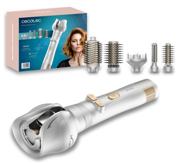 Стайлер Cecotec CeramicCare Gyro 01000 серебряный купить,28955