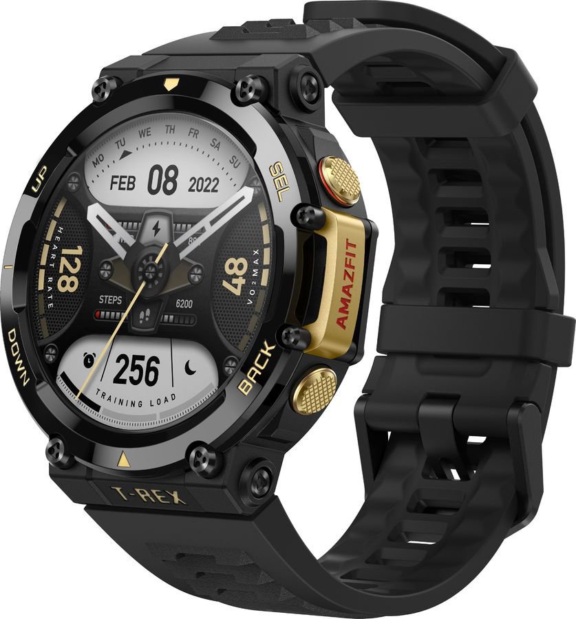 Смарт-часы Xiaomi Amazfit T-Rex 2 Black-Gold купить,NaN