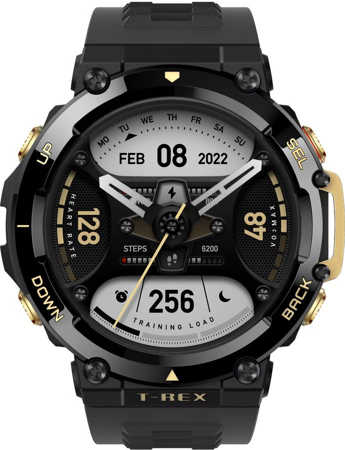 Смарт-часы Xiaomi Amazfit T-Rex 2 Black-Gold купить,0