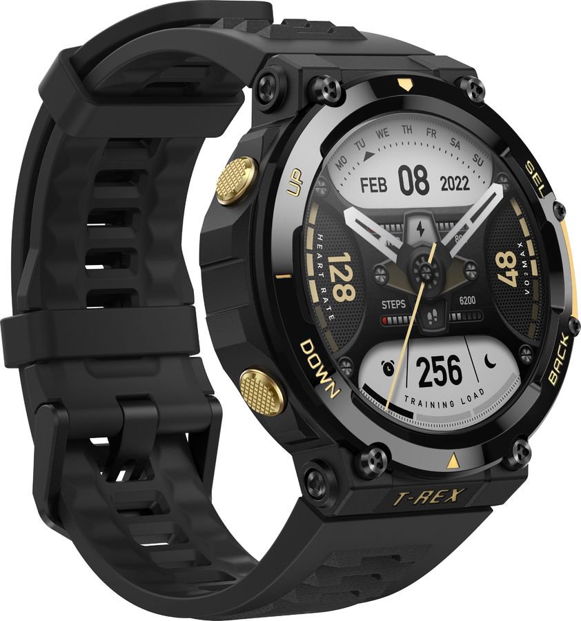 Смарт-часы Xiaomi Amazfit T-Rex 2 Black-Gold купить,0