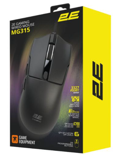 Мышь 2E Gaming MG315 2E-MG315UBK Black  купить,NaN