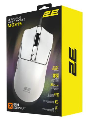 Мышь 2E Gaming MG315 2E-MG315UWT White  купить,NaN