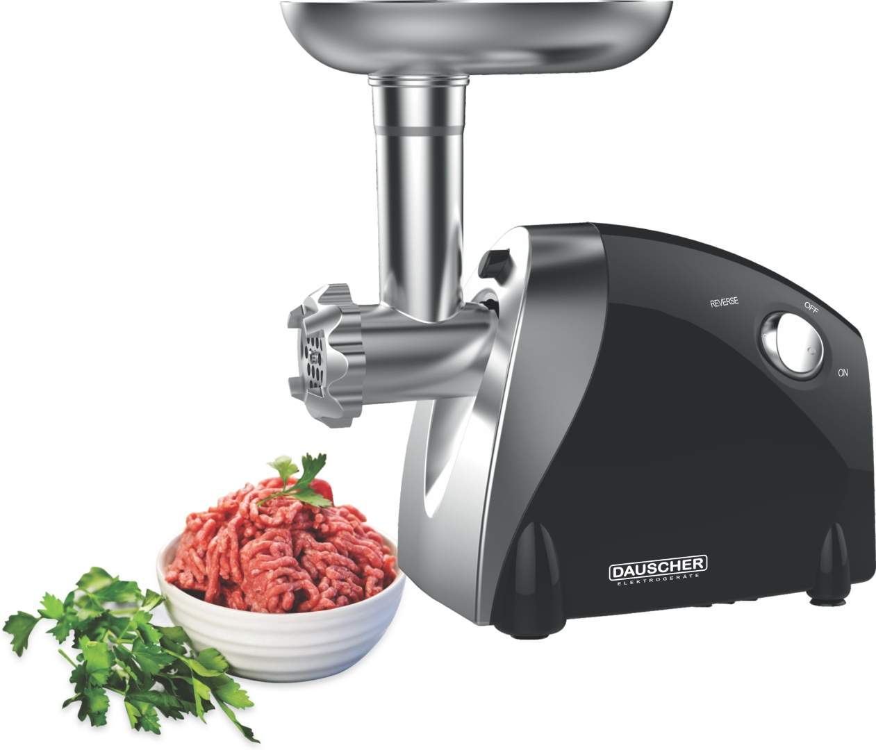 Мясорубка Dauscher DMG-2000LX Turbo черная купить,NaN