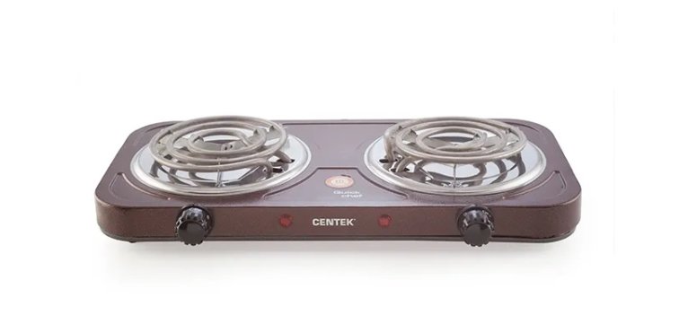 Плита настольная Centek CT-1509 Siberia коричневая - ForteMarket Плита настольная Centek CT-1509 Siberia коричневая купить,0