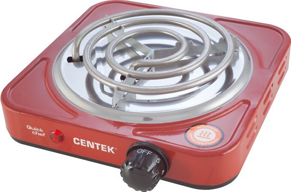 Плита настольная Centek CT-1508 красная