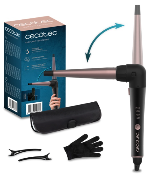 Плойка Cecotec SurfCare TwistConic A01_EU01_100002 черный
