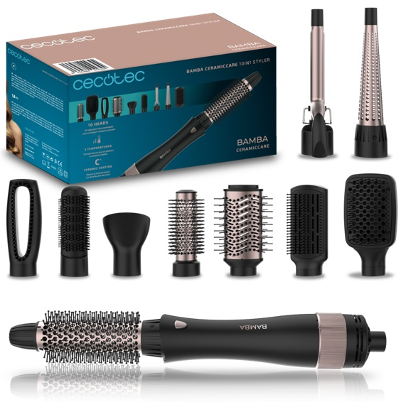 Фен-щётка Cecotec СeramicCare Styler 04439 черный купить,41980