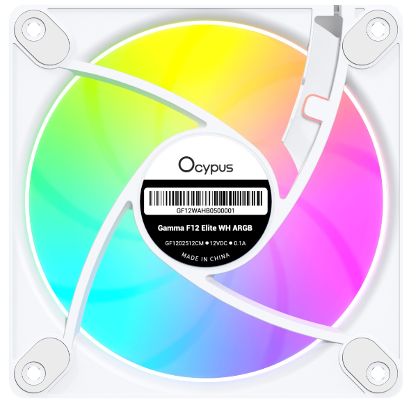 Вентилятор Ocypus Gamma-F12-WH1AM00E-GL
