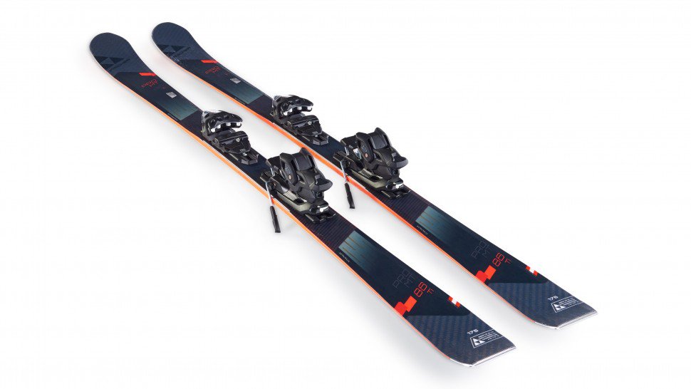 Лыжи Fischer  Pro MT 86TI MBS 12 powerrail brake 85 175 черно-синие