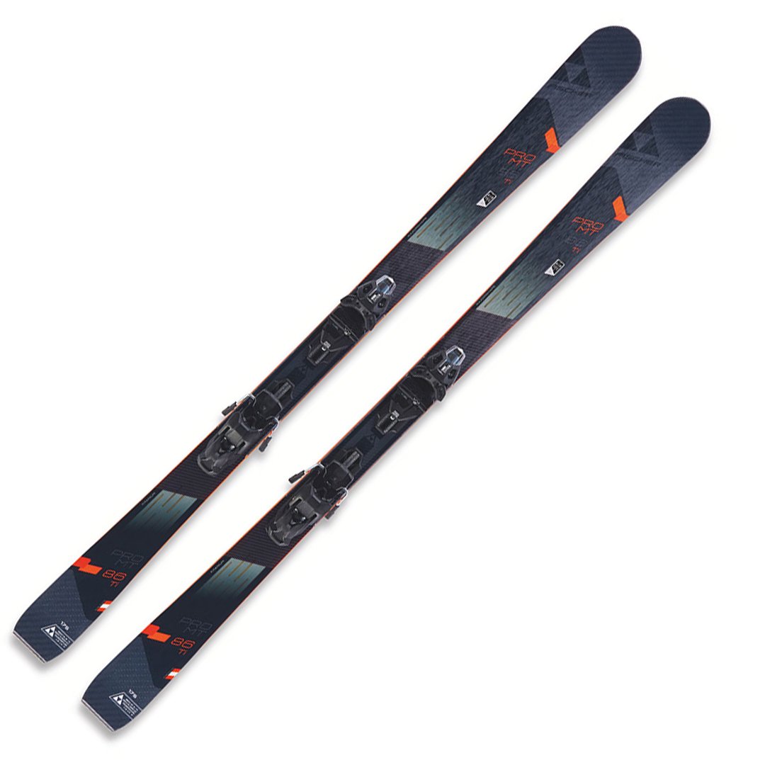 Лыжи Fischer  Pro MT 86TI MBS 12 powerrail brake 85 175 черно-синие