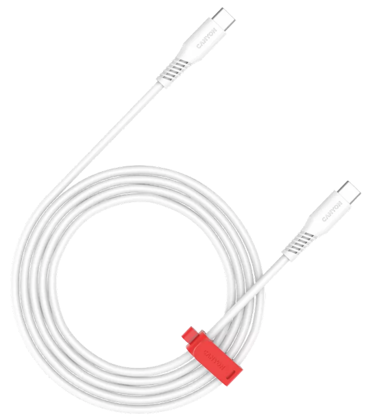 Кабель Canyon USB-C to USB-C CNS-CC60SC12W 1.2м White купить,1990