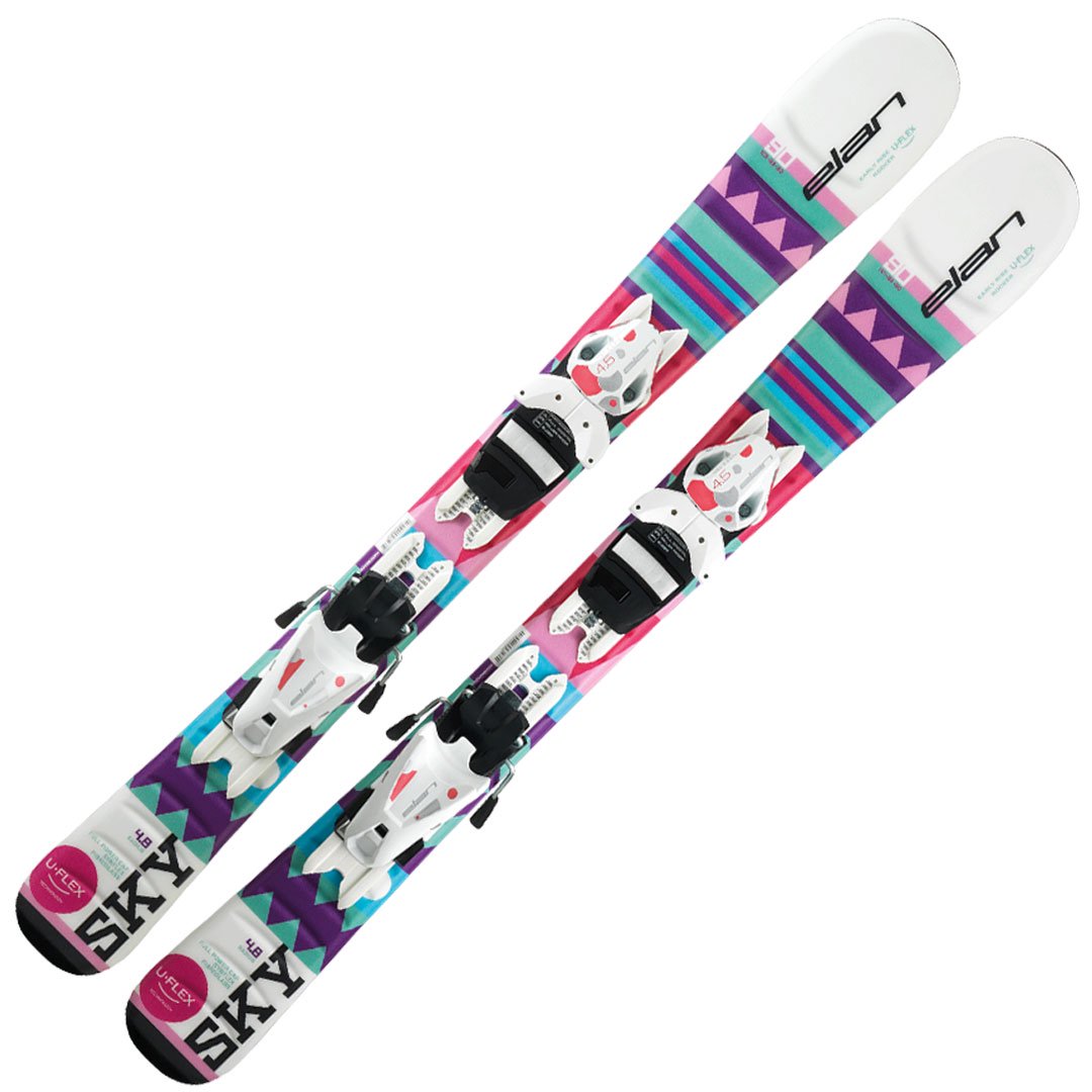 Лыжи Elan Sky Qs el 4.5/7.5 120 белые купить,NaN
