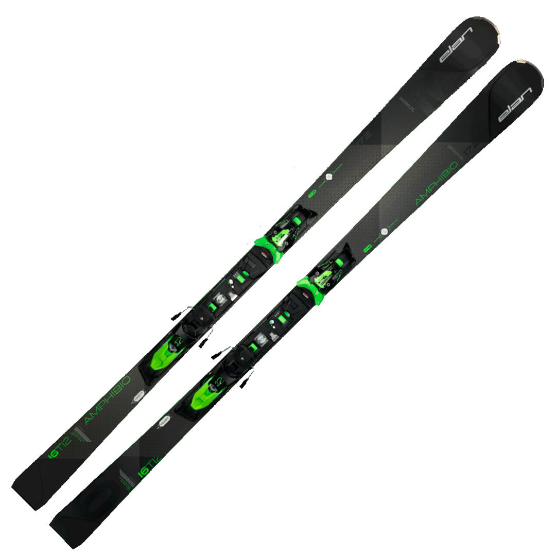 Лыжи Elan Amphibio 16 TI2 F elx 12.0 172 черно-зеленые купить,NaN