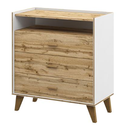 Комод Неман Сканди МН-036-17 90x40x94см коричневый купить,NaN