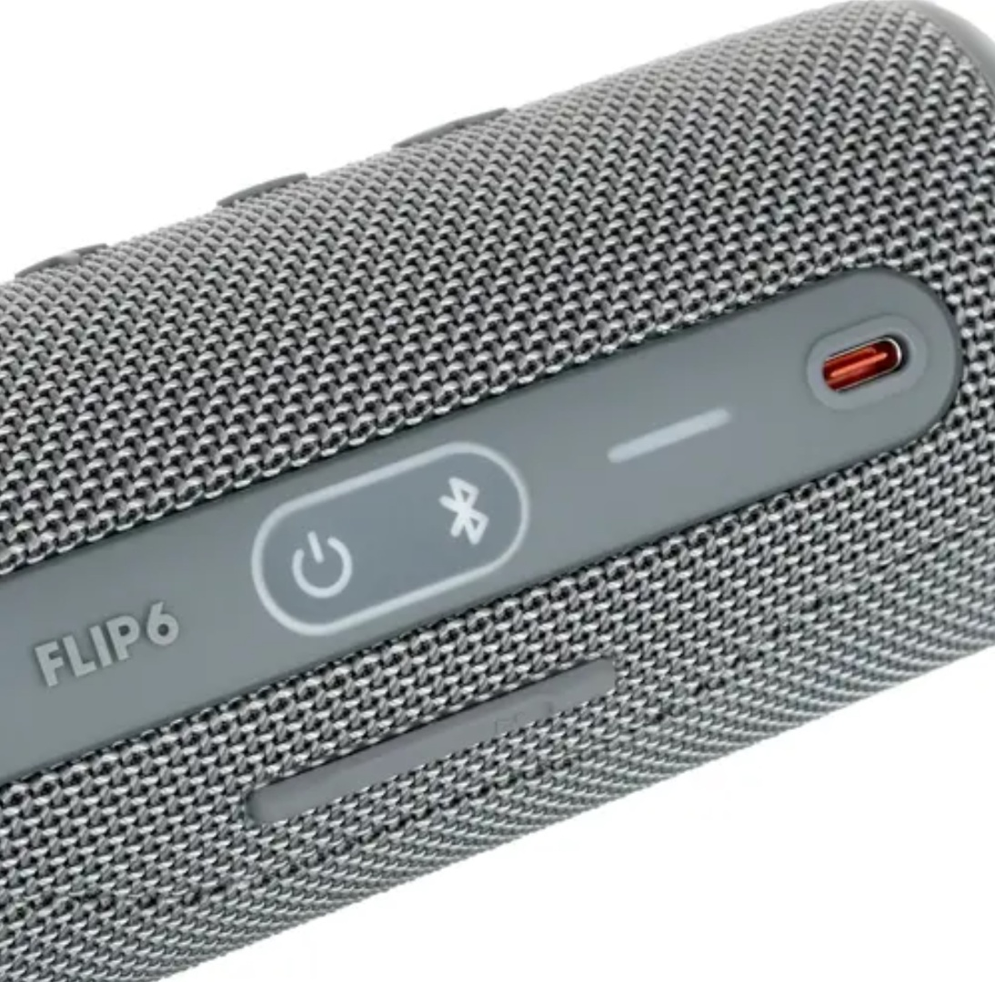Портативная колонка JBL Flip 6 JBLFLIP6GREY серая купить,0