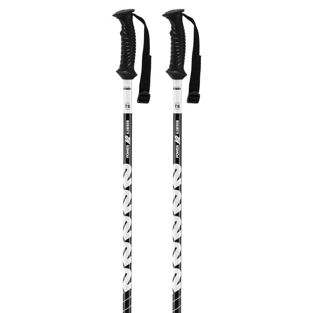 Палки горнолыжные K2 Power Alu 115 черные  купить,NaN