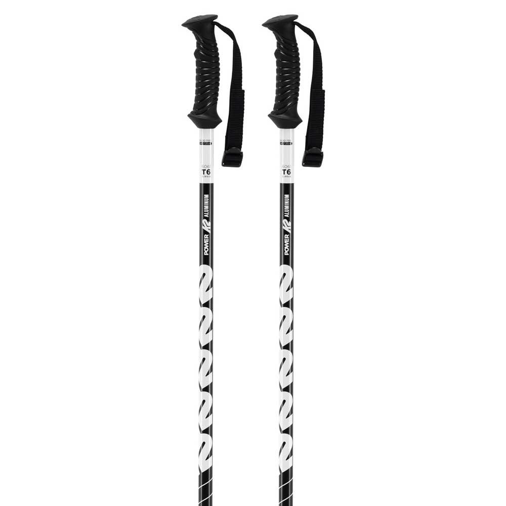 Палки горнолыжные K2 Power Alu 130 черные  купить,NaN
