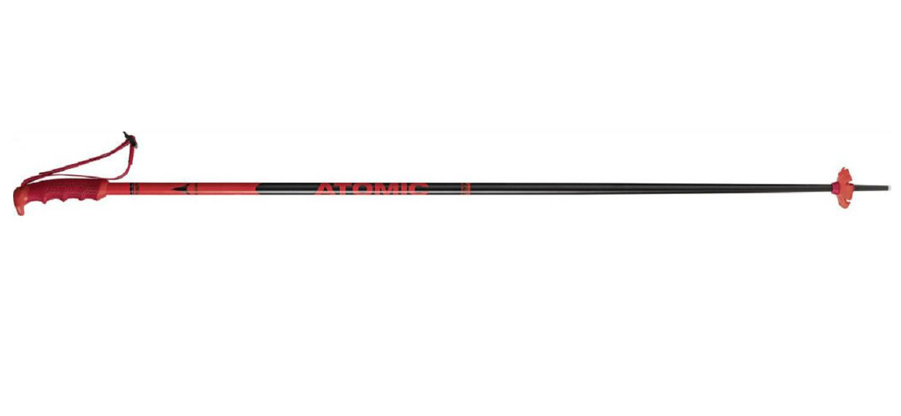  Палки горнолыжные Atomic Redster 125 черно-красные купить,NaN