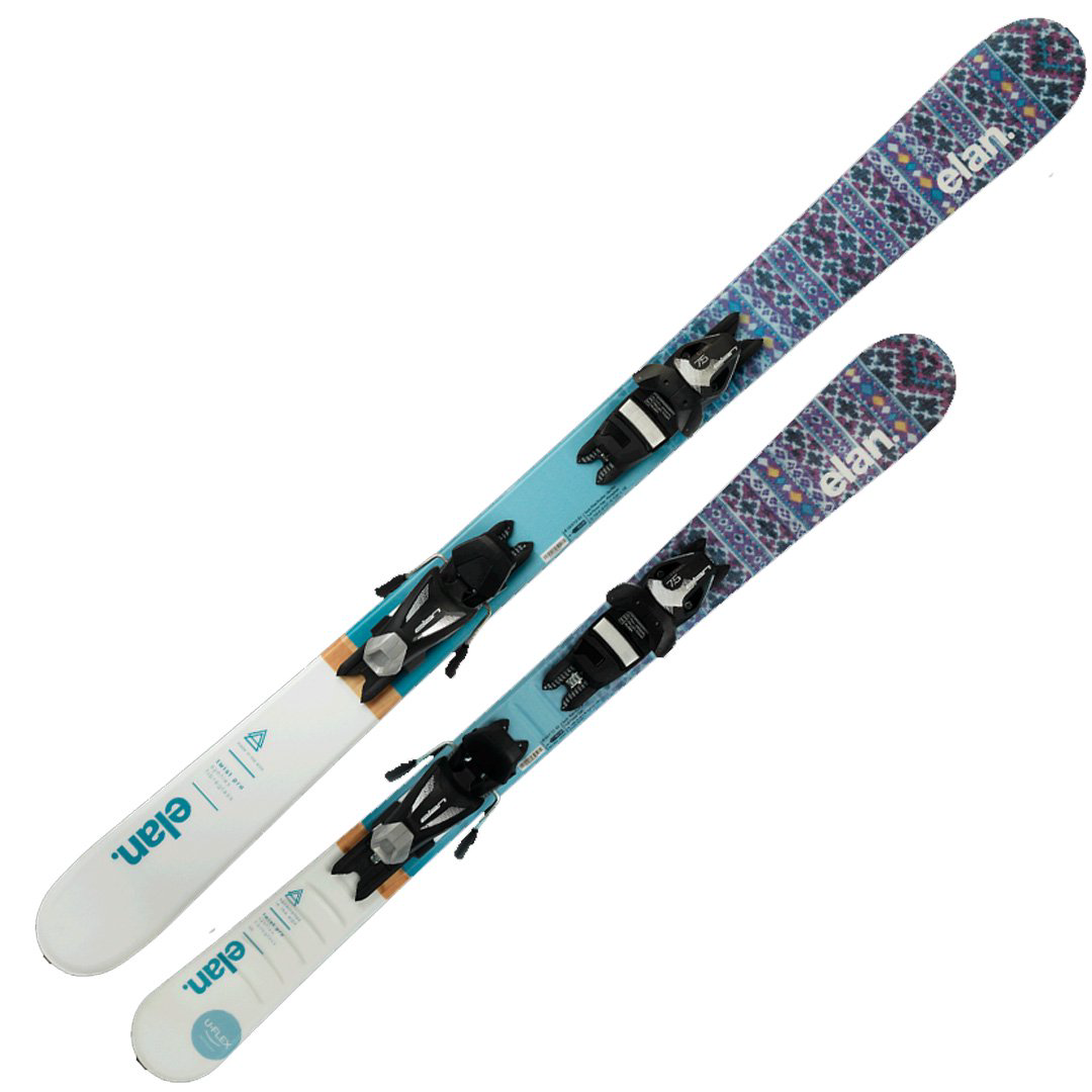 Лыжи Elan Twist Pro QS el 7.5 WB shift 145 бело-голубые купить,NaN