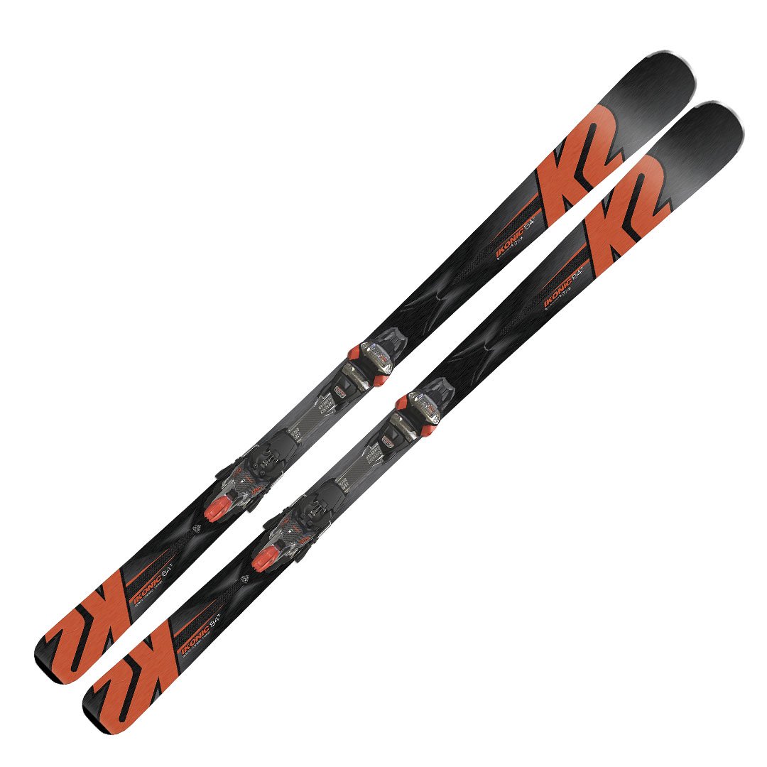 Лыжи K2 Ikonic 84Ti MXC 12 TCX Quikclik black-red 177 черно-оранжевые купить,NaN