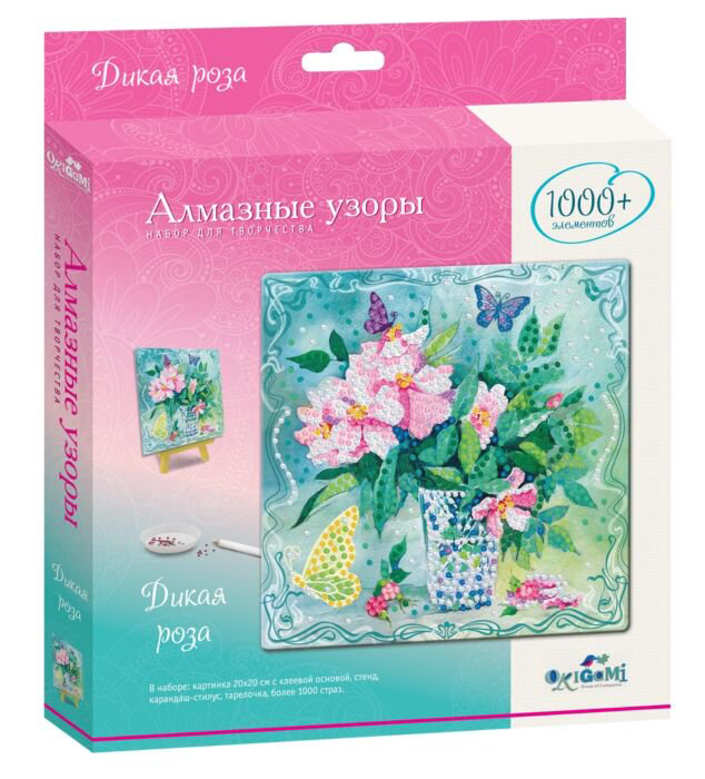 Мозаика Origami Алмазные узоры дикая роза купить,NaN