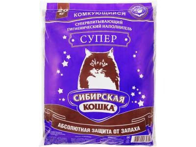 Наполнитель Сибирская Кошка Супер 20кг