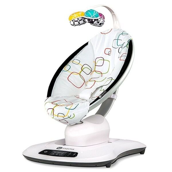 Кресло-качалка 4moms MamaRoo4 мульти плюш купить,NaN