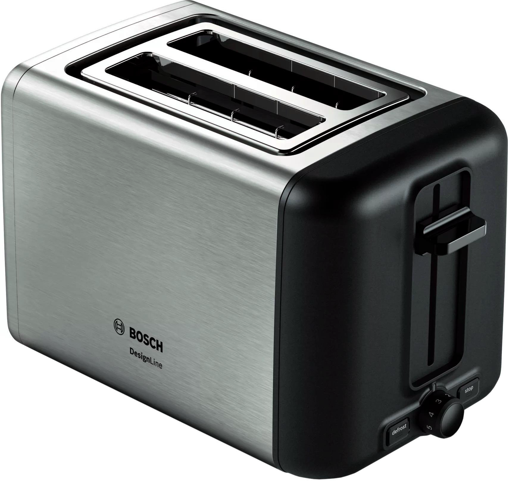Тостер Bosch TAT-3P420 серебристый купить,NaN