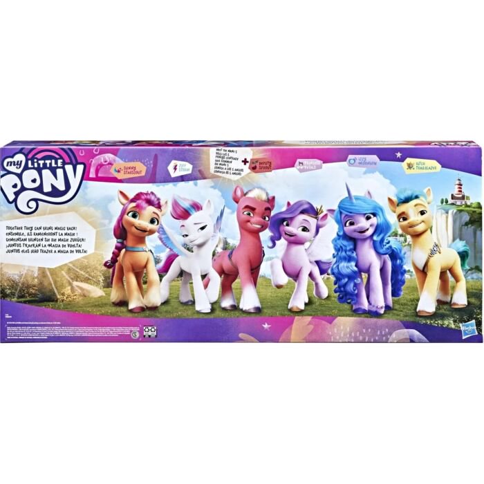 Набор фигурок  My Little Pony Фильм  мега пони 6шт  купить,NaN