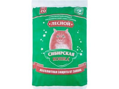 Наполнитель Сибирская Кошка Лесной 20л