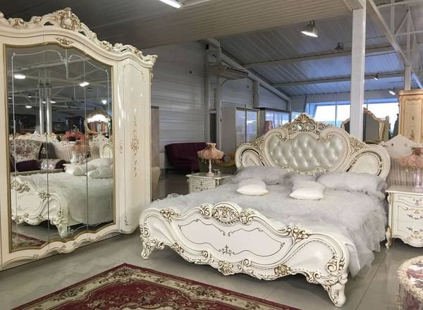 Спальный гарнитур Слониммебель Элиза 5Д крем